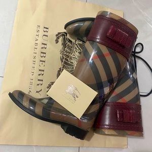 Burberry Limited edition rain boots